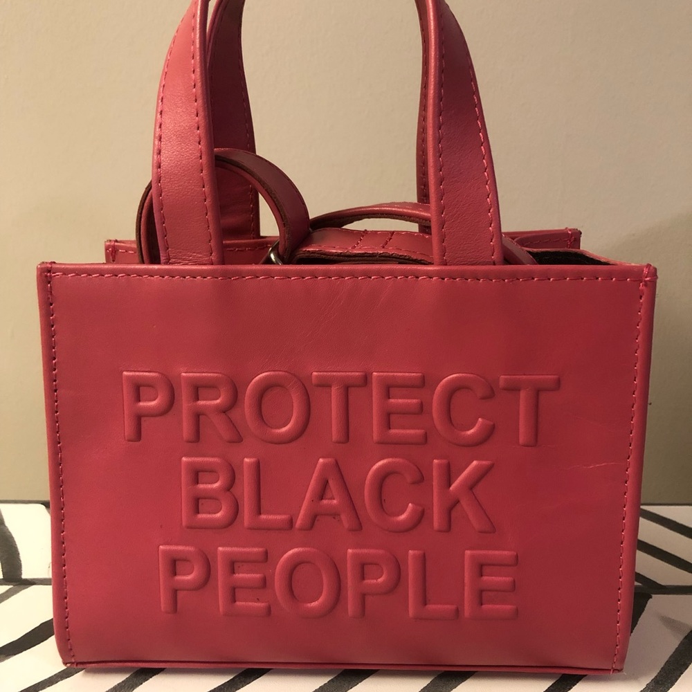 Protect Black People Vegan Leather Mini